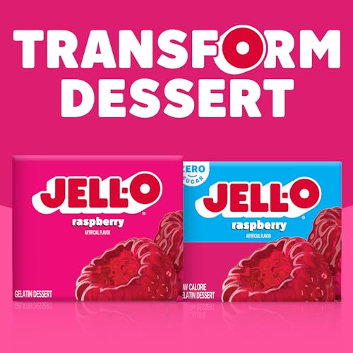 Jell-O Raspberry Gelatin Mix (3 oz Box)