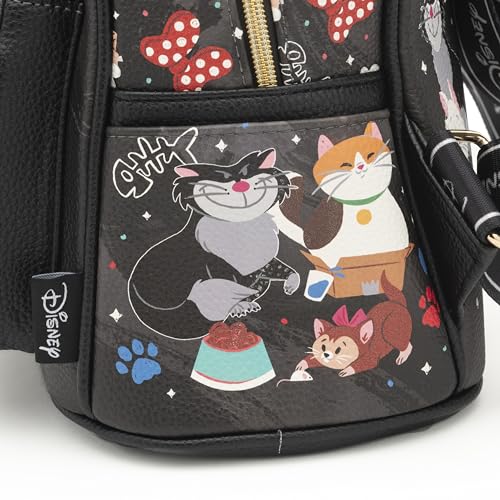 Image of Wondapop - Disney Cats 11 inch Vegan Leather Fashion Mini Backpack