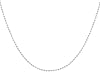 Verona Jewelers 925 Sterling Silver Italian 1.5MM, 2MM,3MM,4MM,5MM Silver Bead Ball Chain Necklace, Sterling Silver Bead Necklace, Italian Bead Necklace, Solid Dog Tag Chain Army Necklace