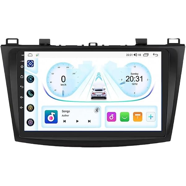 9-calowy dotykowy radio GPS dla Mazda 3 2010-2013, obsługuje BT WiFi Mirror Link 4G sterowanie z kierownicy(HM601 4 Core Wifi 1+16GB)