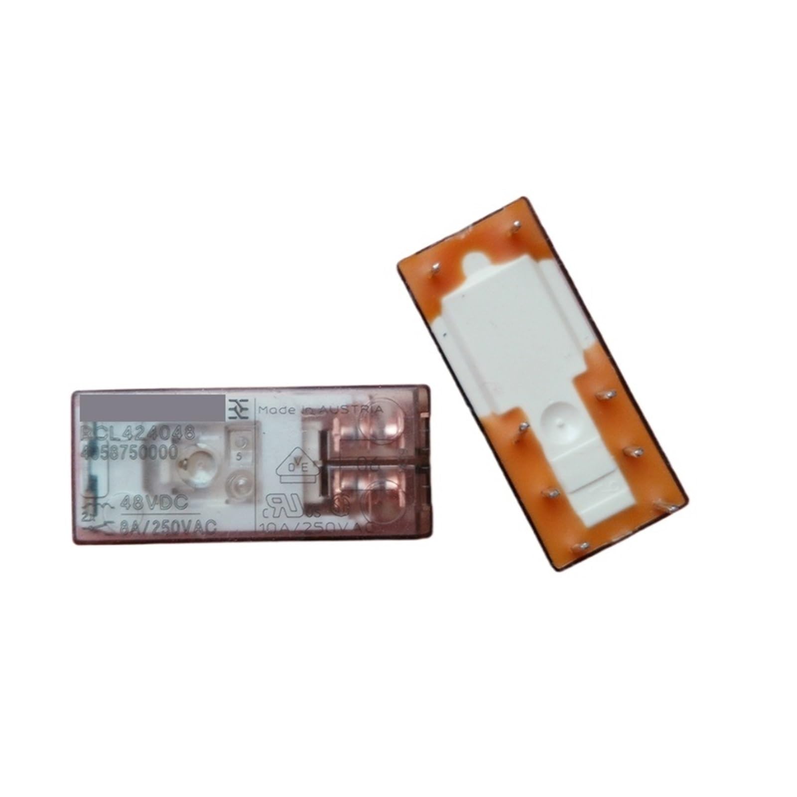 Relé intermedio de 48VDC Veidemyuller RCL424048 para control seguro 2