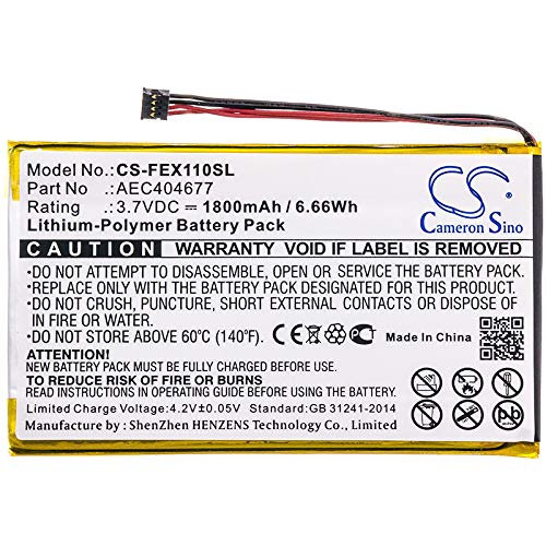 Batería de reemplazo XSP para FX1221, X1 ii PN AEC404677