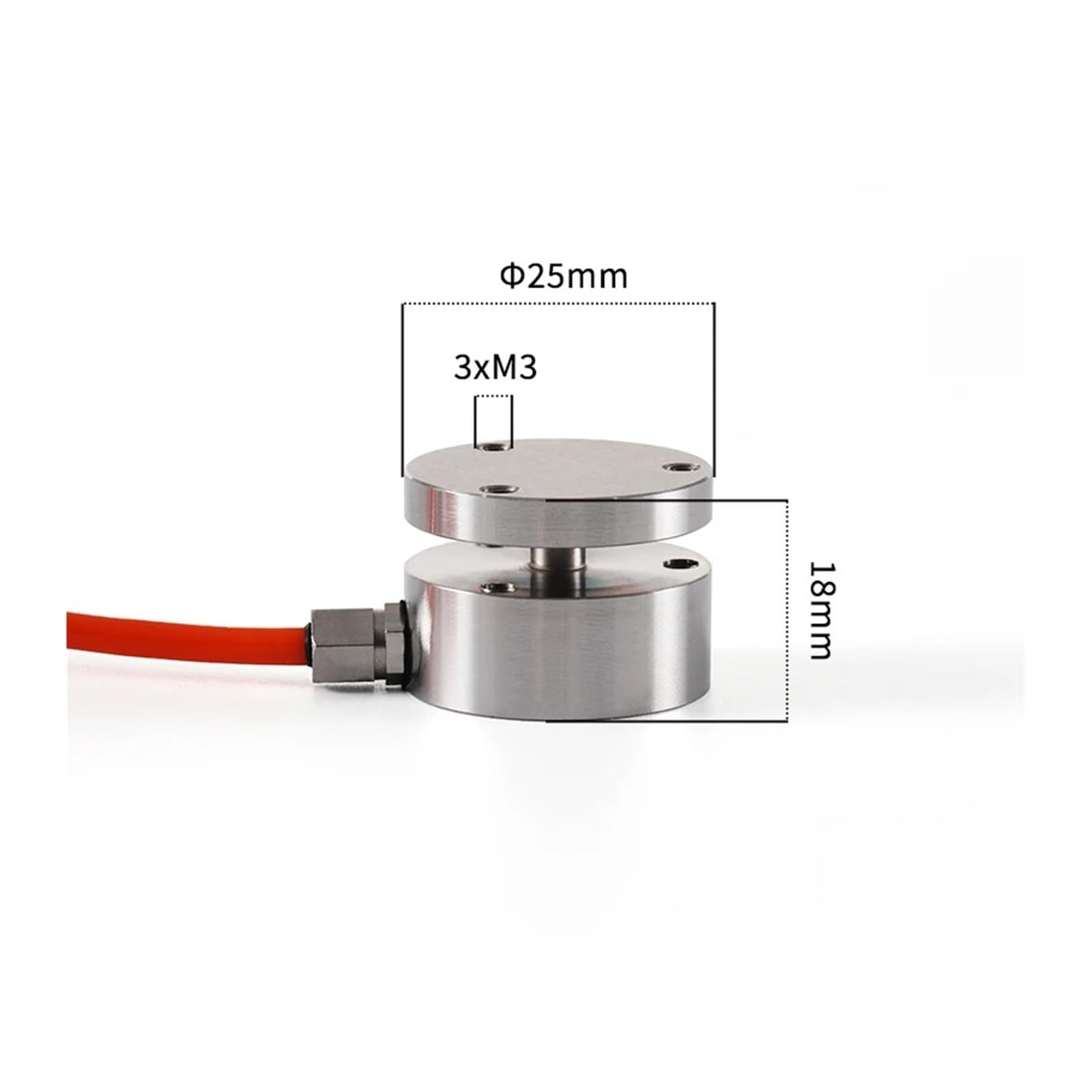 Wägezellensensor, Digitaler Wägezellen-Gewichtssensor, Spannungs-/Kompressionskraftsensor mit Signalgeber und Anzeige, Gewichtsdruck, 20 kg – 2000 kg zur Messung von Kraft, Druck, Verschiebung und Deh