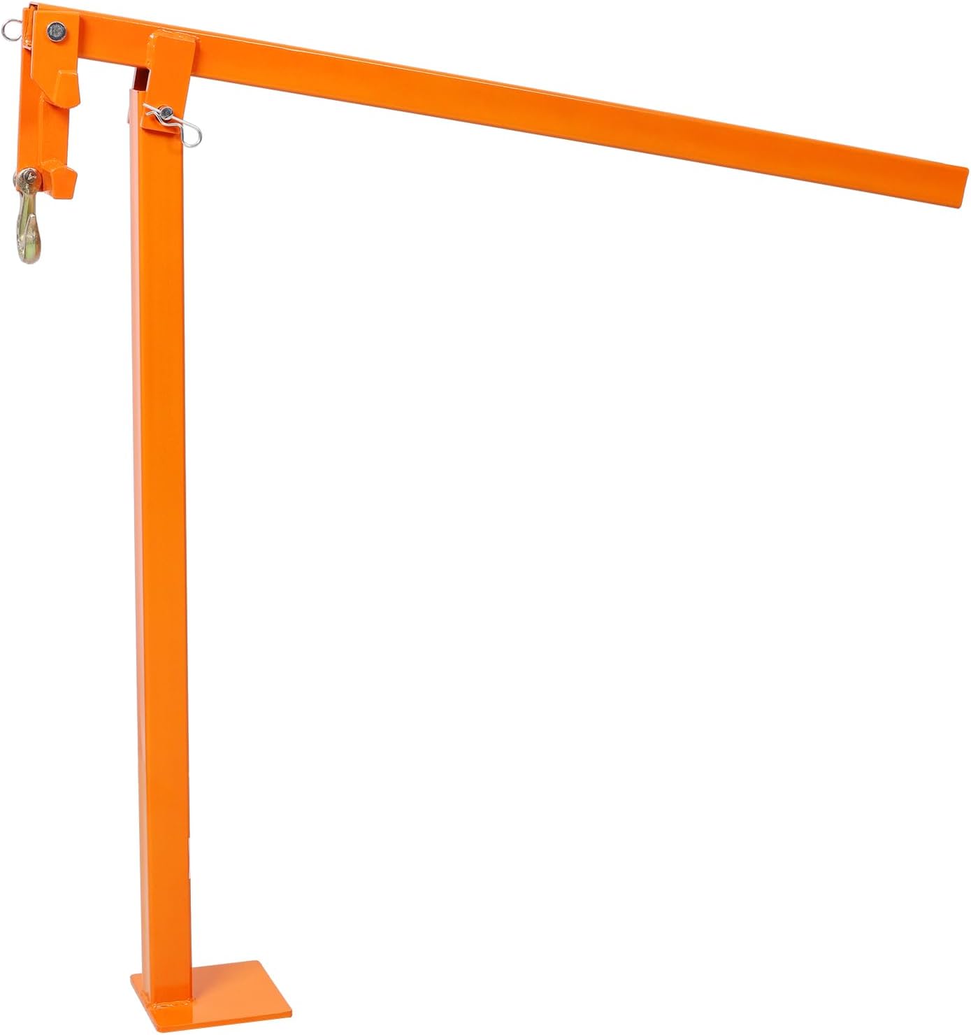 T Post Puller Fence 36in Steel Orange Max Leverage with Minimum Effort Outdoor Lawn, Porch