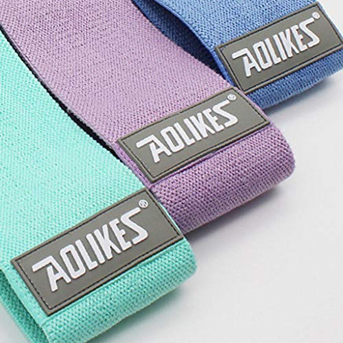 CapsA Hip Booty Exercise Bands Resistance Bands for Legs and Butt, Glutes, Thigh Non-Slip Bands Sports Yoga Latex Stretching Wide Workout Bands (Mint Green, 74cm)