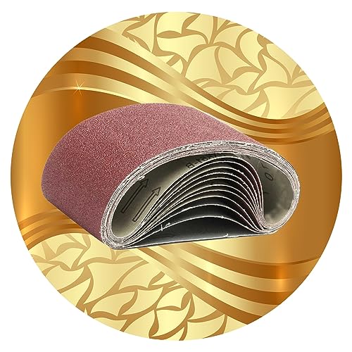 3 x 21 sanding belts 10pcs Aluminium Oxide 40/1000 Grits Sanding belts 3x21 Grinding Welding Sharpening Sand belts 533*75MM Aluminum Oxide Derusting Wood Metal Automotive ( Color : 80 grit , Size : 75