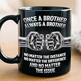 Pawfect House A Bond Between Brothers Black Mug, Fist Bump Cup, Birthday Gifts For Brothers, Sons, Tea Mug, Ceramic Coffee Cups For Family, Coffee Lover Gifts, Brother Gift Ideas