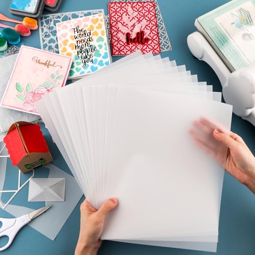 Papel de vitela translúcido de 135 g/m² para bandas de tarjetas y sobres