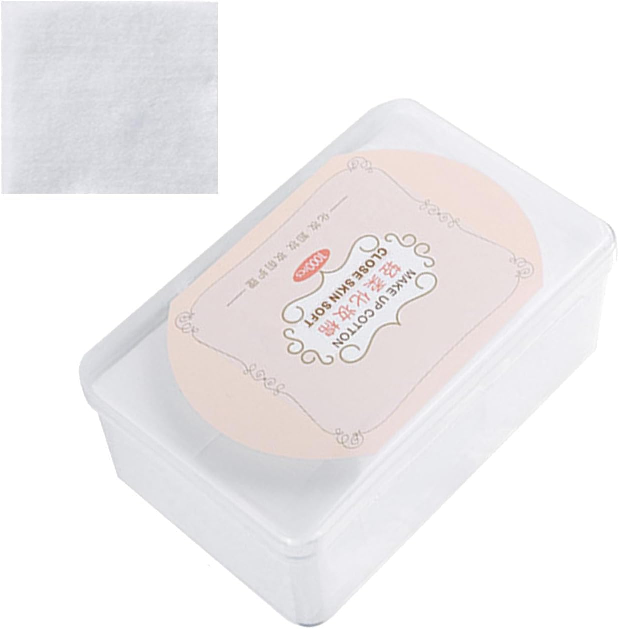 1000pcs Thin Non Woven Makeup Facial Pads for Face and Nail Use