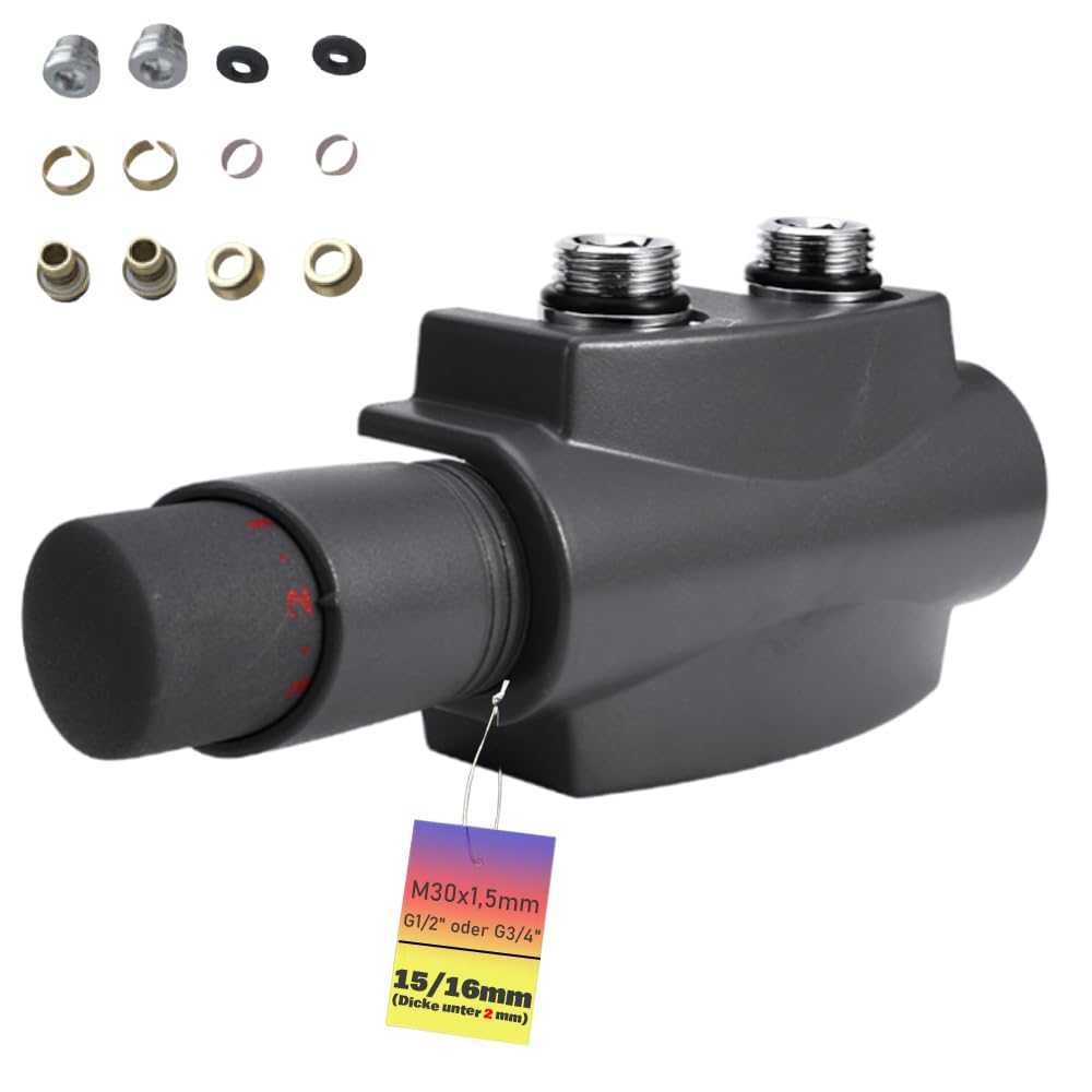 Sapho Twin Combi - Aansluitset Voor Thermostatische Kranen Middenaansluiting Links Afstand 50 Mm Geborsteld Roestvrij Staal Cp5512s