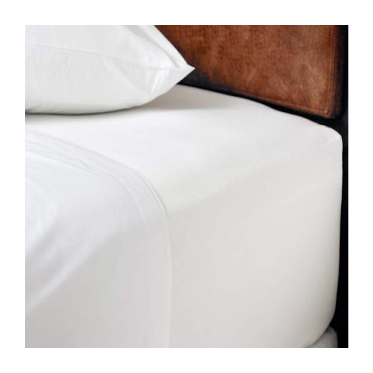 Gaveno Cavalia Super Soft 400 Thread Count Egyptian Cotton FITTED SHEET White King