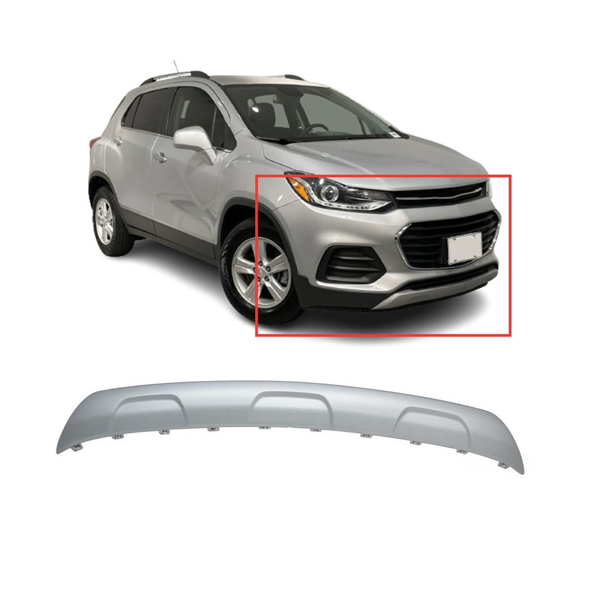 FitParts Compatible with Chevrolet Trax 2017–2020 Lower Bumper Valance