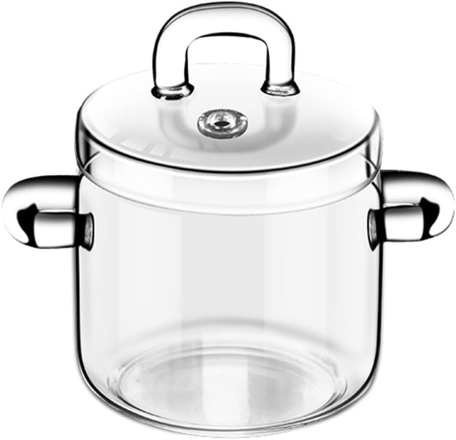 Olla para estofado, olla de sopa, olla de sopa de doble asa y sartén con tapa, cacerola de cocina para fideos de pasta