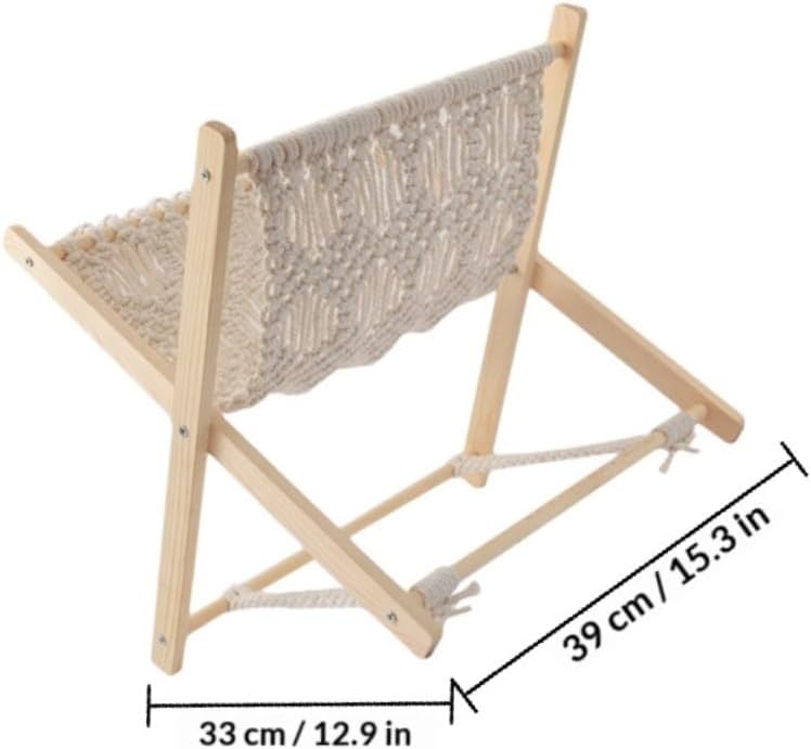 Uonlytech Woven Magazine Rack Cotton Rope Book Stand Foldable Storage Organizer for Living Room and Office Newspaper Holder