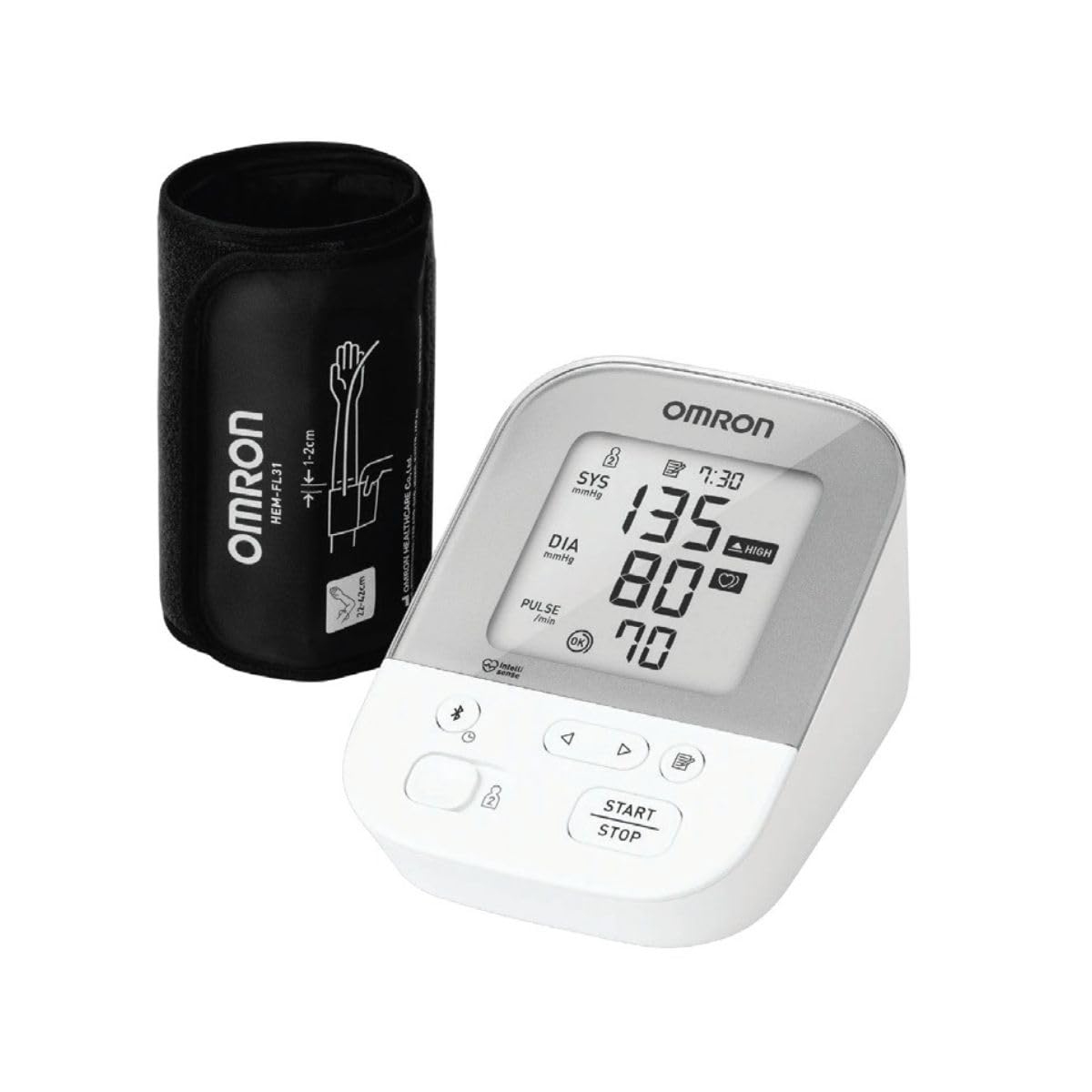 Omron X4 Smart - Ciśnieniomierz do monitorowania nadciśnienia