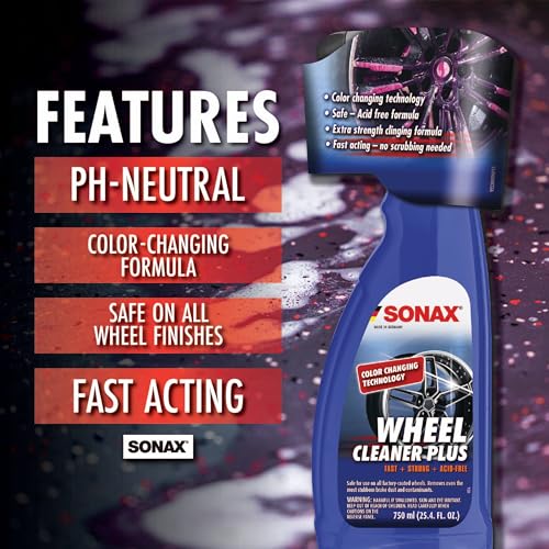 Sonax 230400 Rim Cleaner, Color Changing Wheel Cleaner, Break Dust Cleaner thumb #2