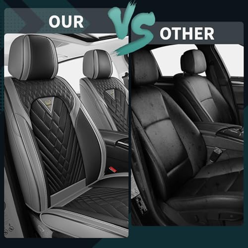 Image of Car Seat Covers for Chevy Bolt EV 2017-2026 Leather Front Seats