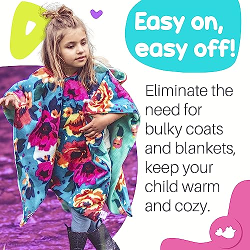 image for birdyboutique.com Birdy Boutique Car Seat Poncho for Kids – Reversib