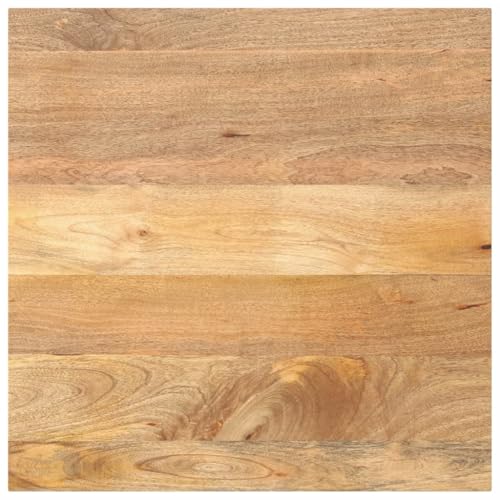 Image of vidaXL Table Top, Dining Table Top for Home, Wooden Replacement Board for Side Table Dinner, Furniture Top, Square Solid Wood Mango