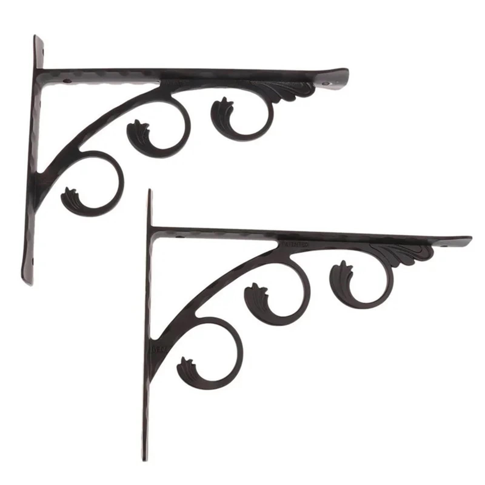 1 Pair Triangular Shape Shelf Bracket for Floating Shelves