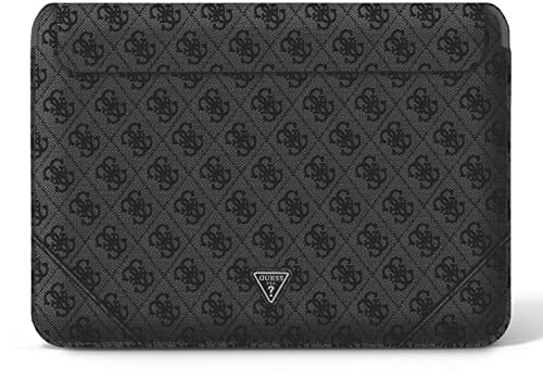 Funda Guess Manga 14 pulgadas negra maletín ordenador portátil 13 pulgadas funda elegante 4G 4