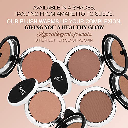 Bellapierre Compact Mineral Blush Warms Complexion For A Healthy Glow | Non-Toxic And Paraben Free | Suitable For All Skin Types | Compact Case - 0.35-Ounce – Suede #TOP2
