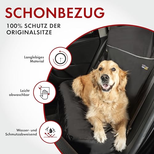 WALSER Auto-Sitzschoner für Rückbank Outdoor Sports, Universale Sitzauflage, Werkstatt-Schonbezug, Rücksitzbankschoner, Schutzunterlage