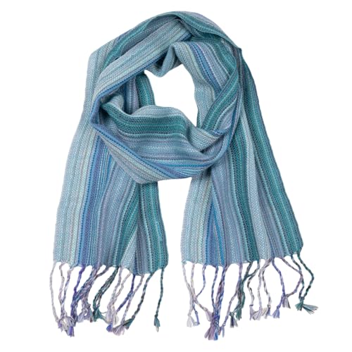 GreaterGood Hand-Loomed Alpaca Scarf Fair Trade 100% Hypoallergenic Alpaca Fiber Soft Warm Durable...