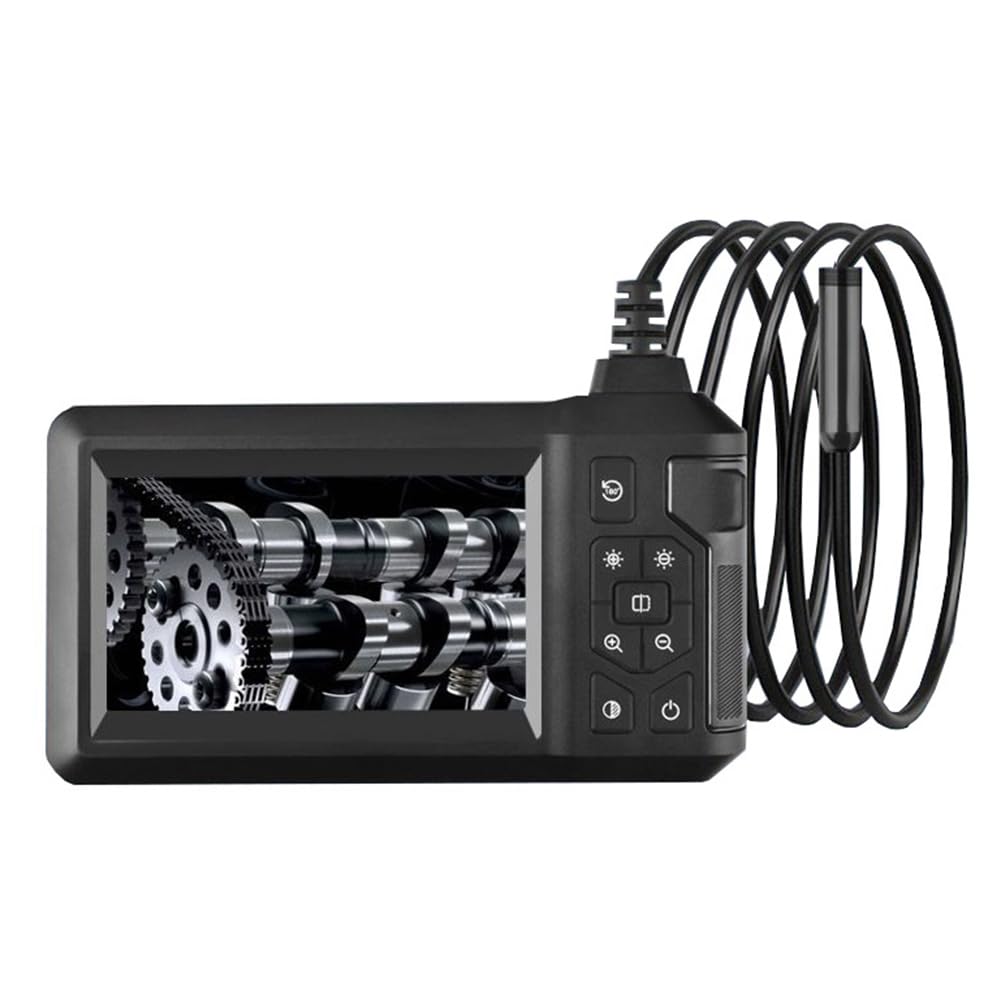 Endoscopio de Tubería Industrial con Luz LCD de 4,3 Pulgadas HD Cámara Digital Portátil Impermeable Cámara de Inspección de Alcantarillado B