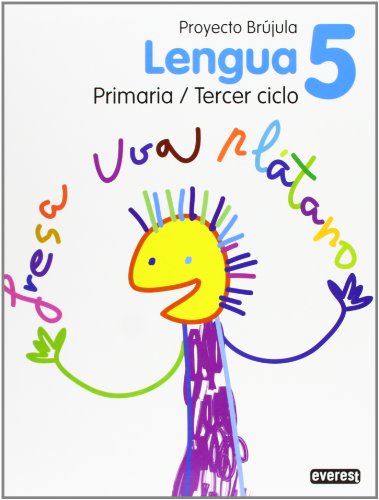 Portada de Lengua 5º Primaria. Proyecto Brujula