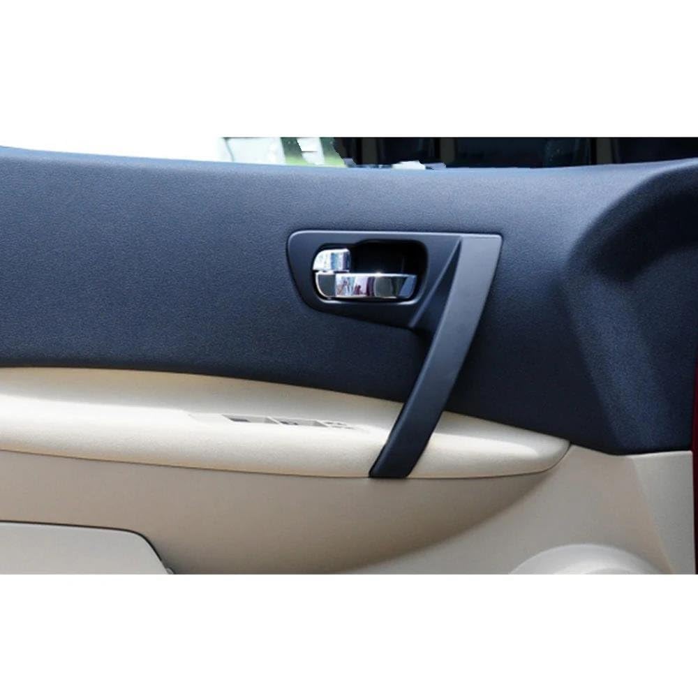 Per Nissan Per QASHQAI J10 2007 2008 2009 2010-2015 Auto Porta Maniglia Base Maniglia Interna Copertura Della Maniglia (Handle Silver 2pcs)