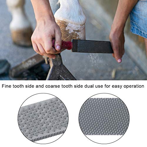 Gavigain Double Sided Farrier Horse File, Goat Hoof Trimmers, Shinto Rasp, Farrier Tools for Horse Riding Accessories for Hoof Trimming Tools