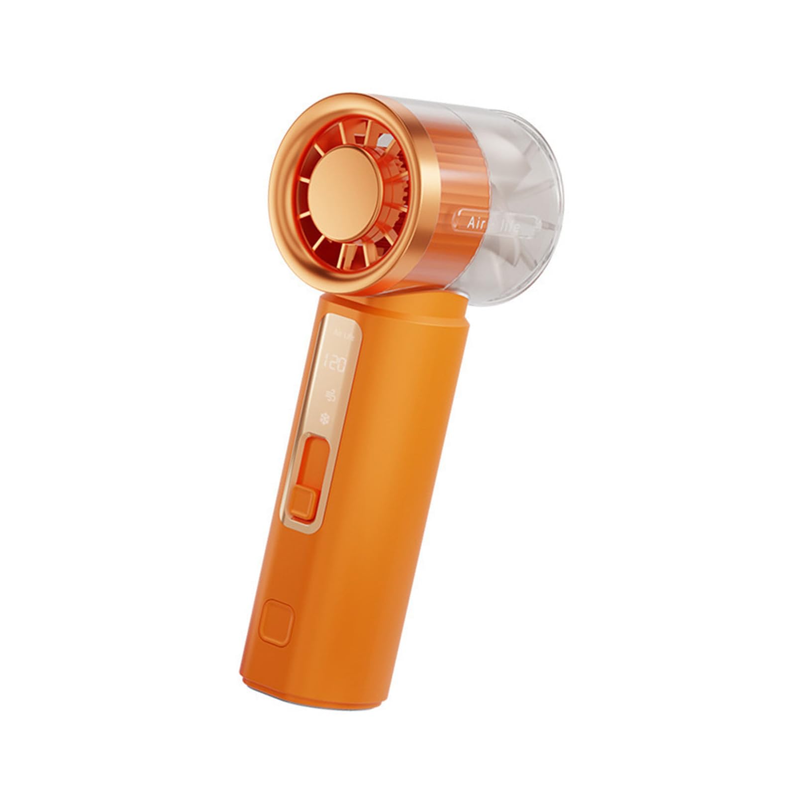 Buxuaaaa Portable Handheld Fan USB Rechargeable 120 Speeds, Quiet Cooling with Cold Compress for Travel Camping Home Portable Usb Rechargeable Fan