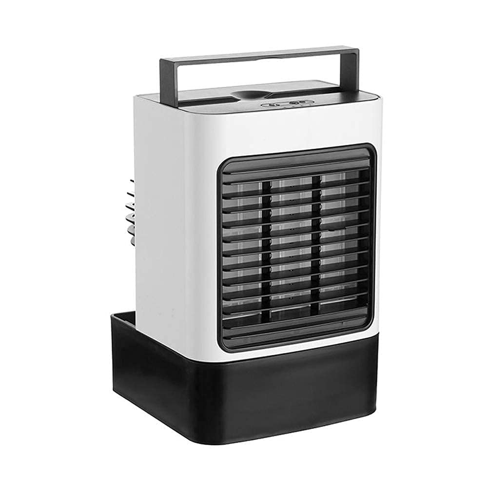 GHHVFEC Air Cooler Evaporative Portable Air Cooler, Mini Air Conditioner Personal Air Cooler Fan Mini Evaporative Cooler Desk Table Fan Quiet Air Circulator Humidifier for Home Bedroom