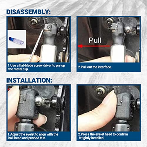 Philtop Front Hood Lift Supports Shock Struts For X3 2004-2010, Stay Rod Suspension Tsg402055 2Pcs #TOP3