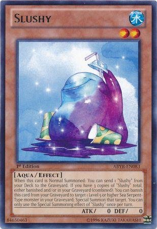 slushy yugioh card Amazon.com: YU-GI-OH! - Slushy (ABYR-EN083) - Abyss Rising - 1st Edition