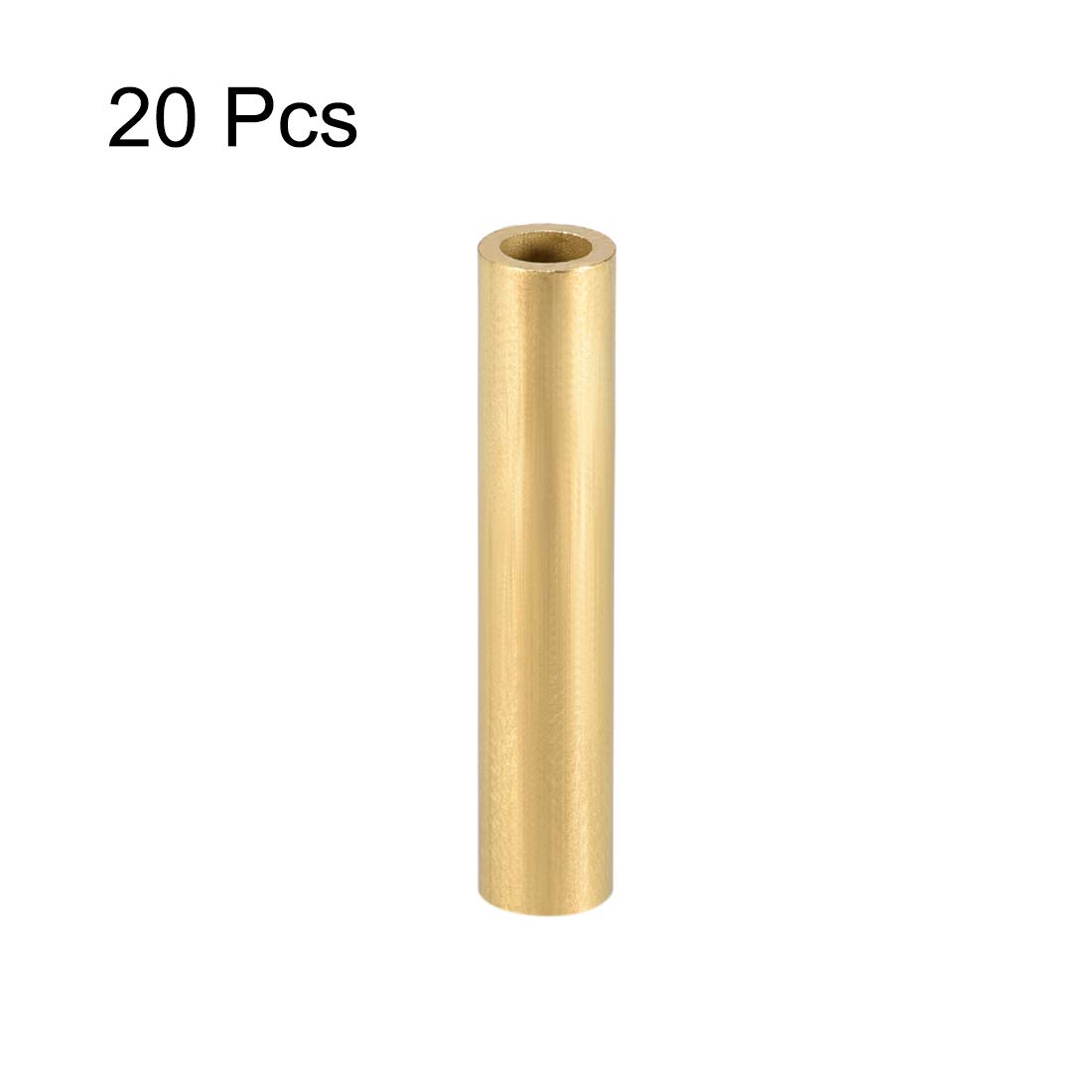 Tubo Rotondo In Ottone H62 Senza Cuciture - Diametro 25 Mm, Spessore 0.5 Mm, Lunghezza 300 Mm, Per Fai Da Te