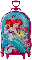 Mala de Rodinhas Infantil, 3D EVA, Verde, 50x30x18cm, Alça Retrátil, 20L, 3 Rodas, Para Escola e Viagem