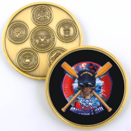 USCG BOATSWAIN'S MATE PHOTO CHALLENGE COIN YP306 at Amazon's