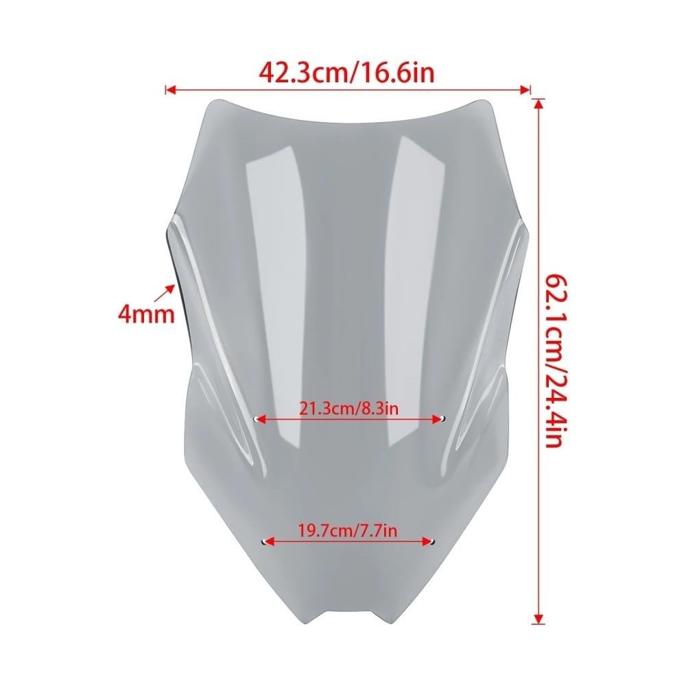 Dla YAMAHA TRACER 9 GT Y AMT 2025-2026 Deflektor Szyby Motocyklowej Szyby Motocyklowej(Tall-black)