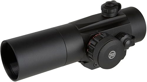 Miniatura 2 de TRUGLO Doble color 0.039x1.181 in 3-MOA caza ligero impermeable a prueba de niebla resistente a los golpes ajustable aluminio rojo  verde centro