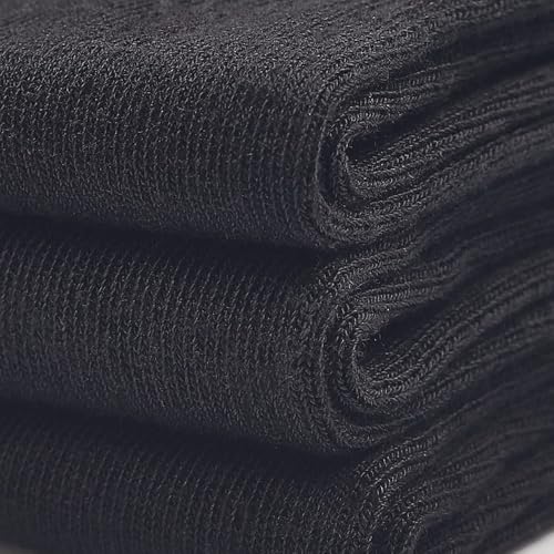 3-Pack Women’s Lightweight Thin Crew Socks, Casual Calf Socks for Everyday Wear, Sizes 6-112