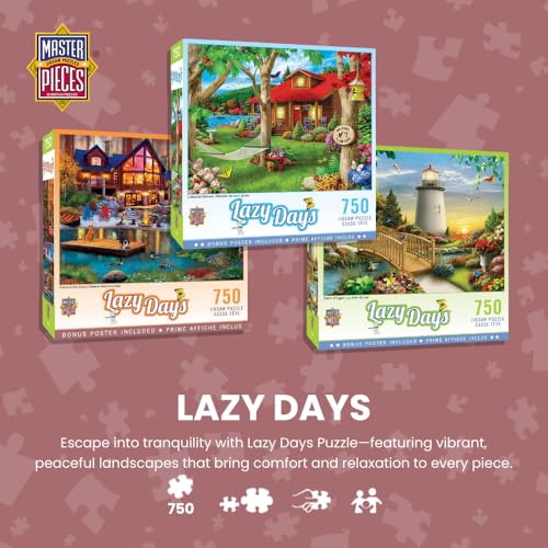 Image of MasterPieces Lazy Days Memories Jigsaw Puzzle, 750-Piece