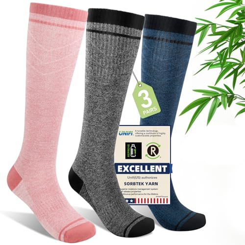 Image of Compression Socks Women & Men 15-20 mmHg for Flying