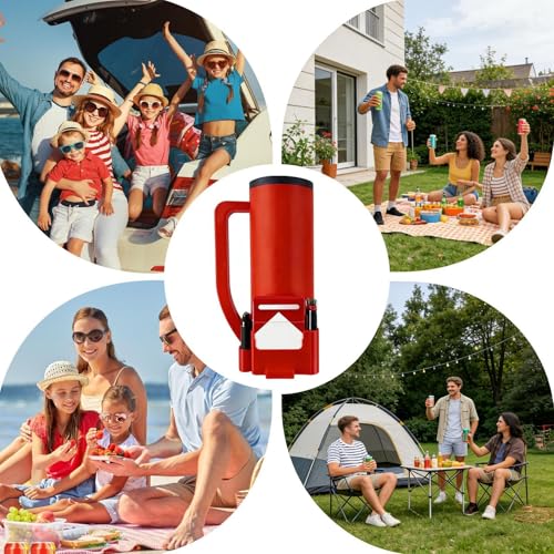 Manchon de refroidissement pour canettes double idéal pour le camping et pique-nique