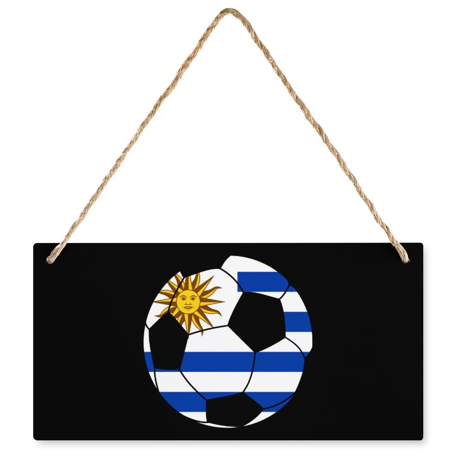 Plaque bois Uruguay football deco murale pour personnaliser bureau