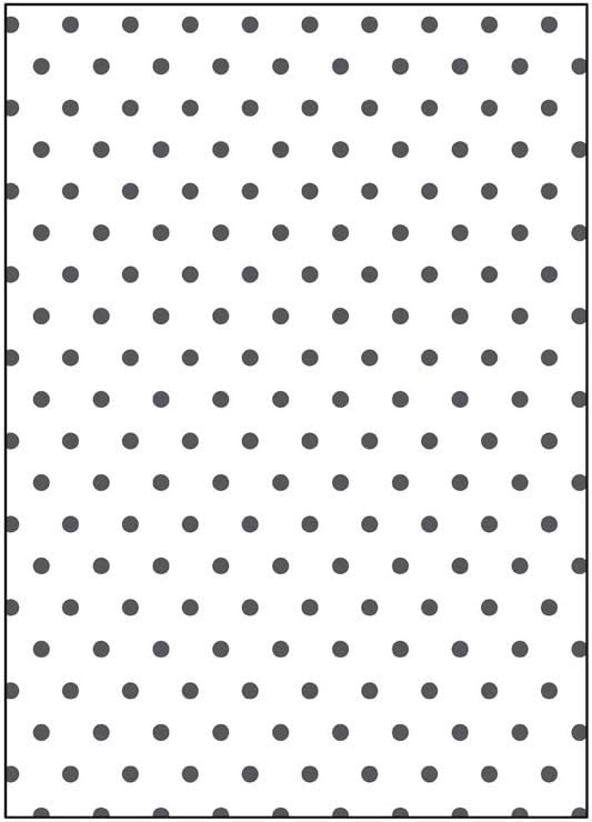 Embossing Folder 2D Push Polka Dots 5x7 Embossing Folders Plastic Embossing Templates for Creating Textures On Paper, Cardstock.