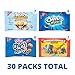 Nabisco Team Favorites Variety Pack, OREO Mini, CHIPS AHOY! Mini, Teddy Grahams Honey & Barnum's Animal Crackers, 30 Snack Packs