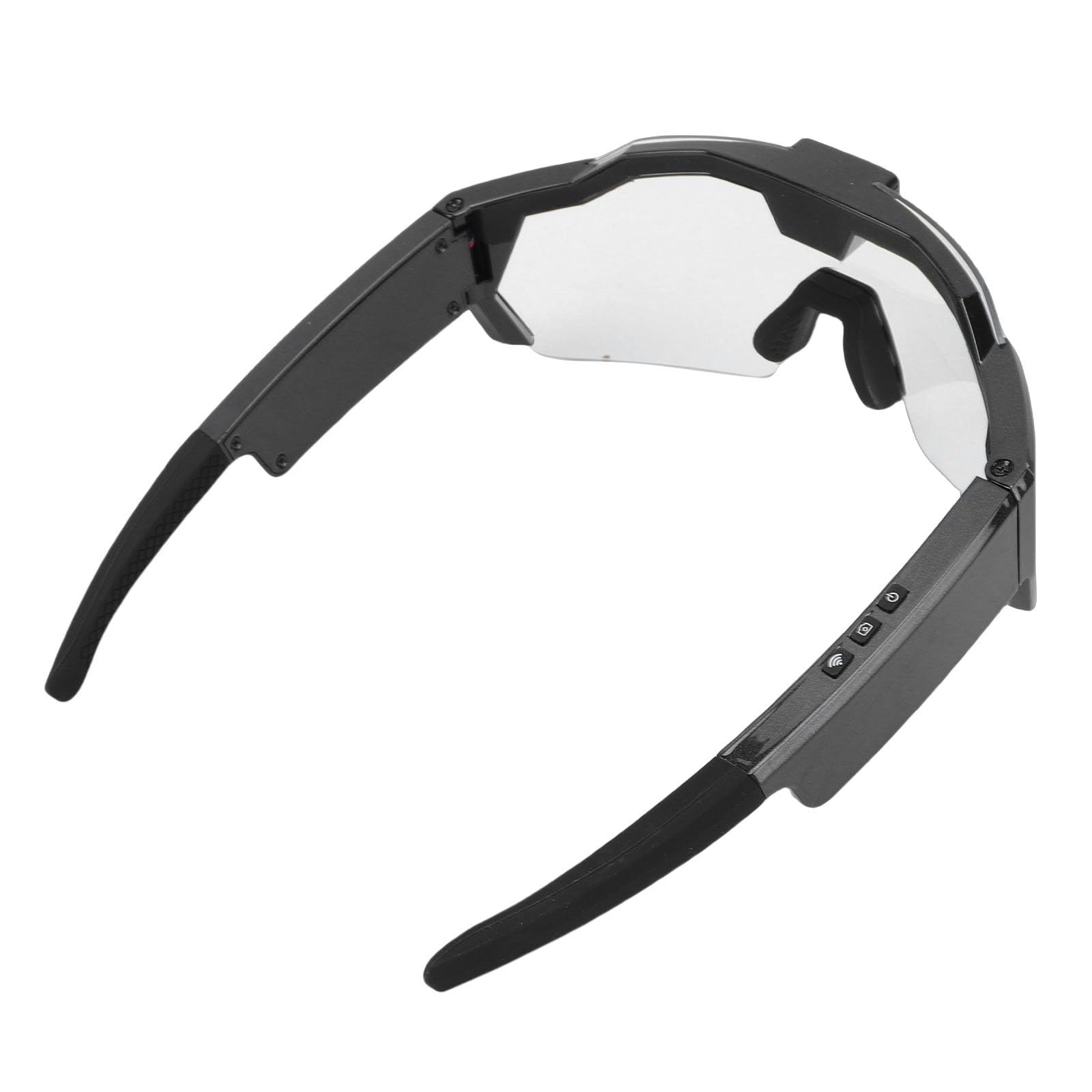 GOWENIC Gafas Deportivas POV con Cámara 1080P 12MP, Gafas de Sol Inteligentes WiFi con Lente Gran Angular, para Esquí, Ciclismo, Senderismo y Deportes Al Aire Libre