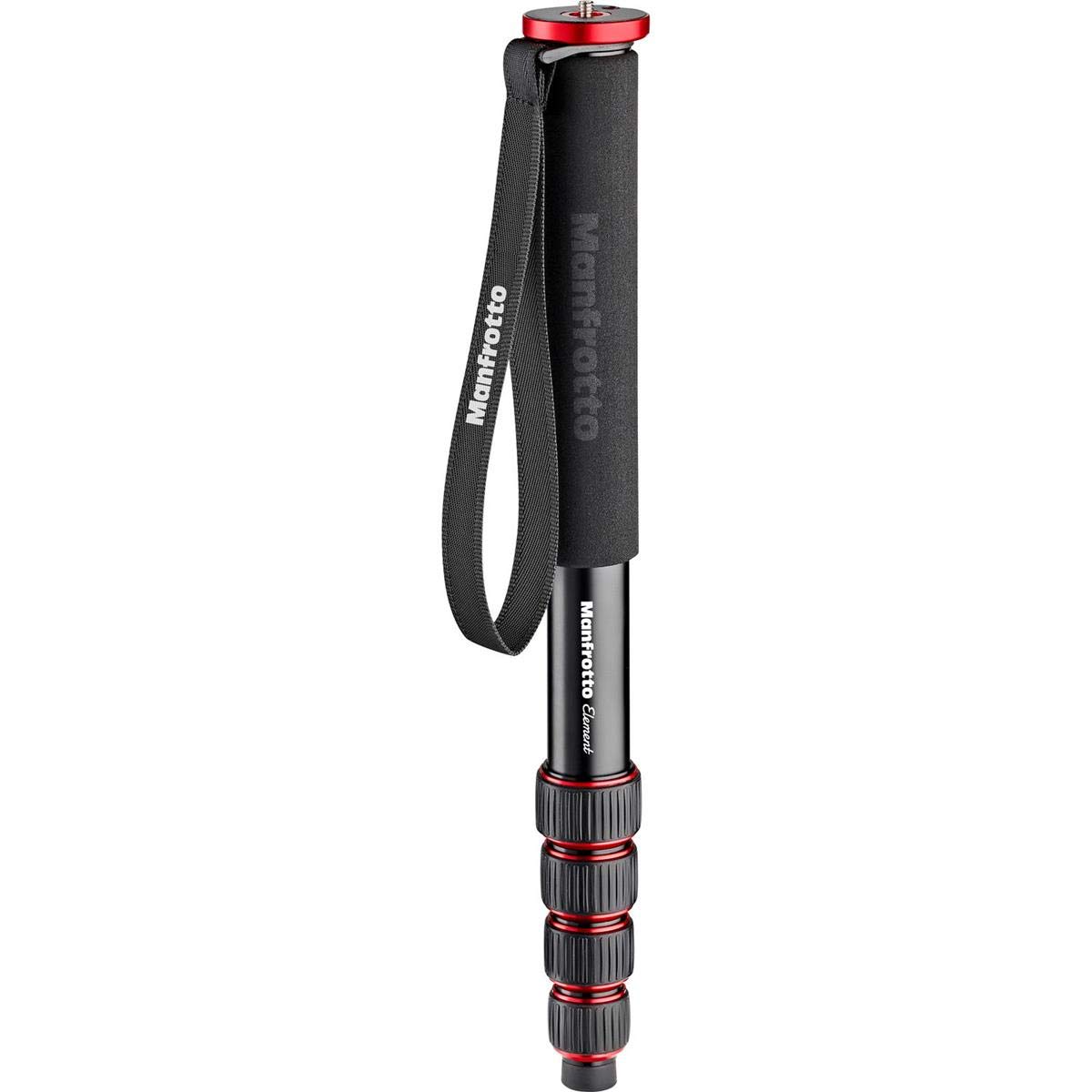 Amazon.com : Manfrotto Element Aluminum 5-Section Monopod, Red